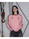 Soccer football color scheme long sleeve t shirt light pink - THE GREEN LAB - BALAAN 1