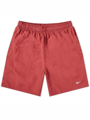 NRG Solo Swoosh Shorts Red - NIKE - BALAAN 1