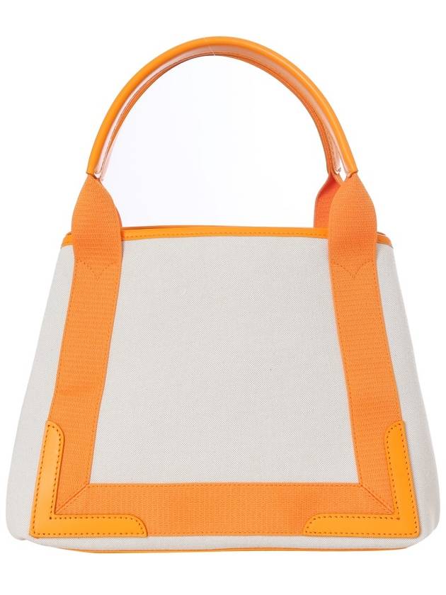 Cabas Logo Canvas Small Tote Bag Dark Orange - BALENCIAGA - BALAAN 4