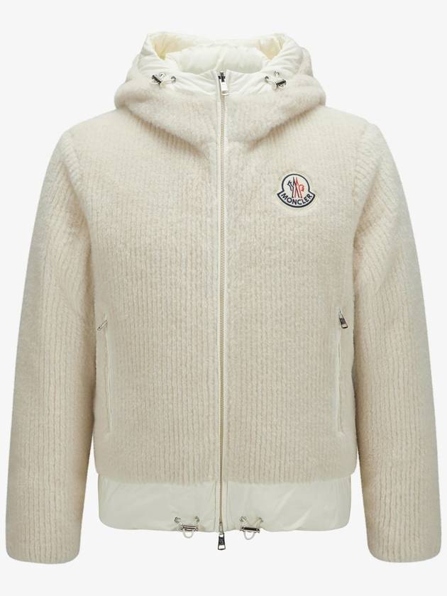 Tejat Reversible Logo Patch Padding Ivory - MONCLER - BALAAN 2