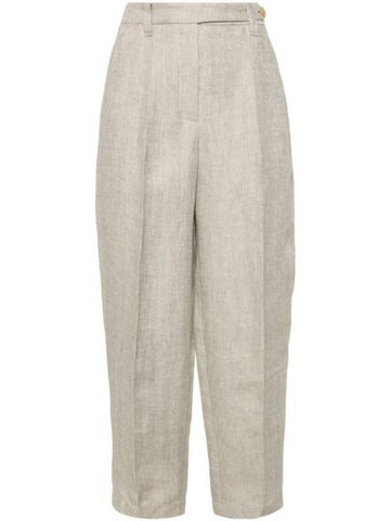 Straight Pants MH568P8607C055 Gray - BRUNELLO CUCINELLI - BALAAN 1