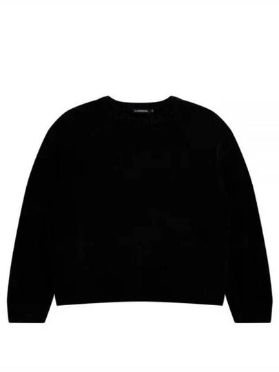 Charles Chenille Knit Top Black - J.LINDEBERG - BALAAN 2