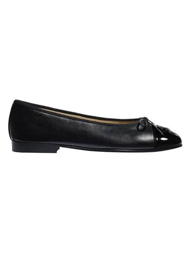 Lambskin Ballerina Flats Black - CHANEL - BALAAN 1