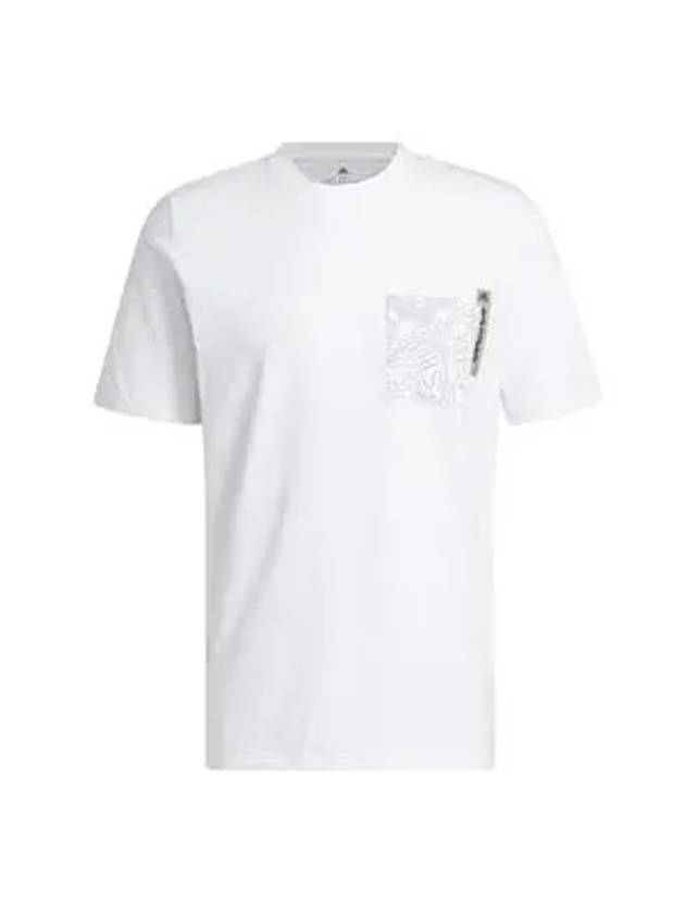 City Escape Pocket Graphic Short Sleeve T-Shirt White - ADIDAS - BALAAN 1