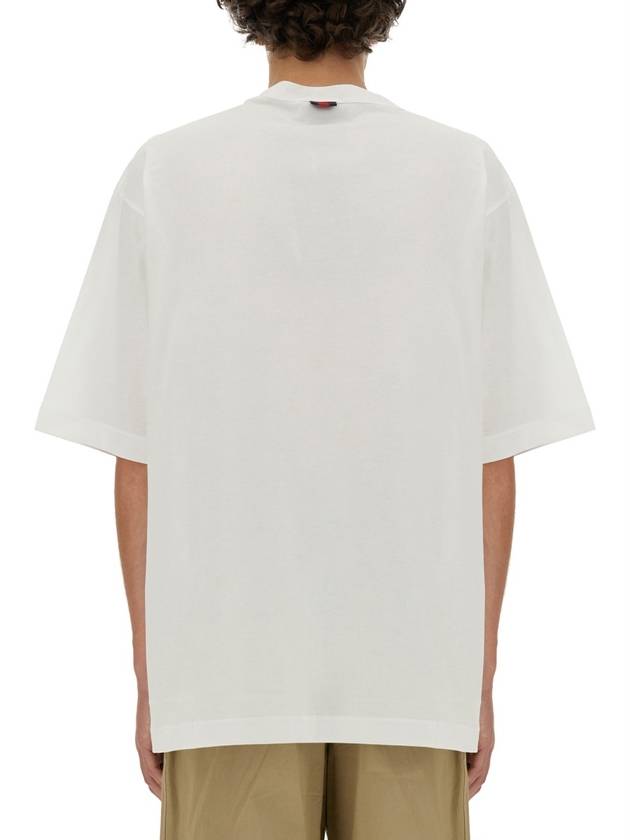 T-SHIRT WITH EMBROIDERY - GUCCI - BALAAN 3