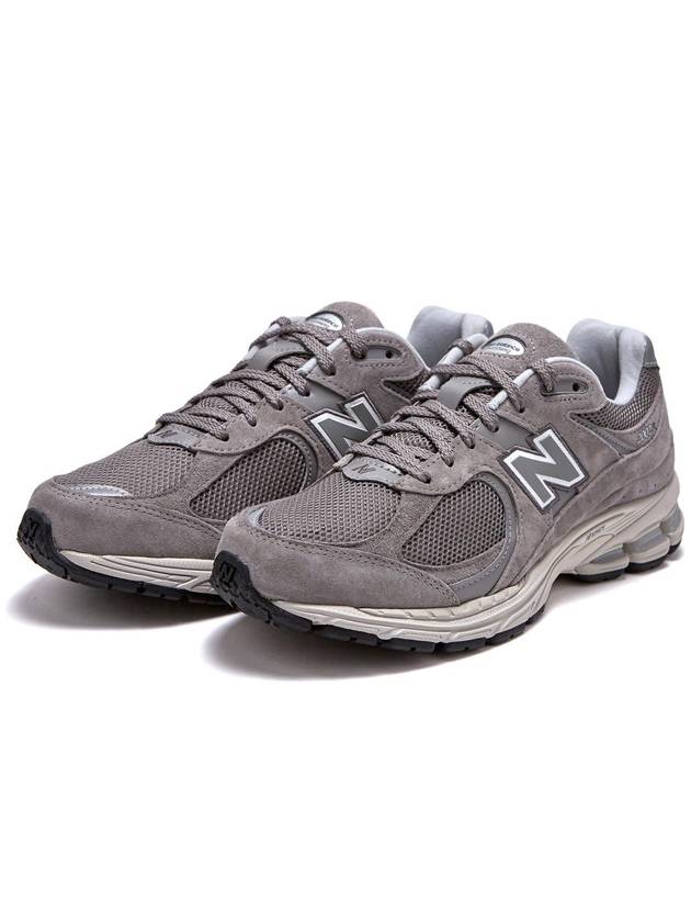 2002 Logo Mesh Low Top Sneakers Grey - NEW BALANCE - BALAAN 7