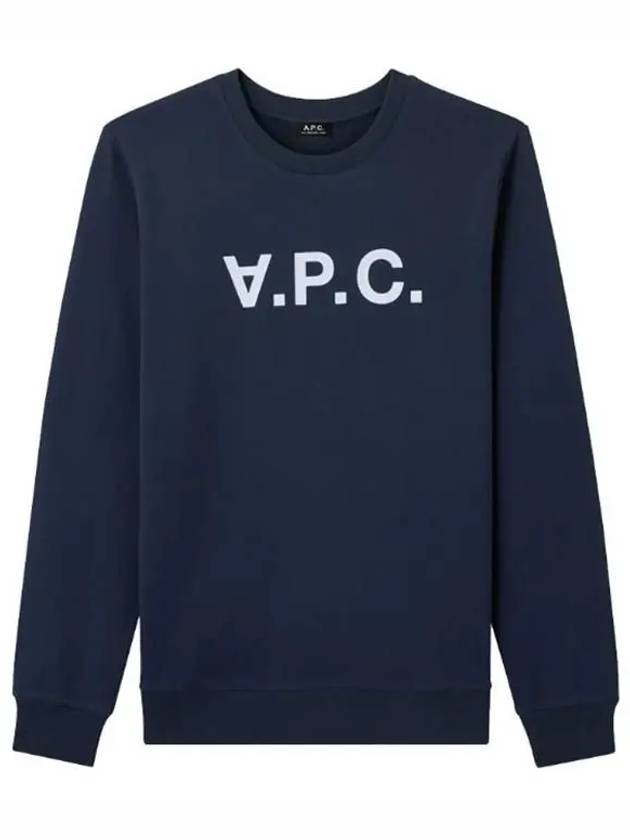 VPC Velvet Logo Sweatshirt Women 2 Types COECQ F27644 - A.P.C. - BALAAN 1