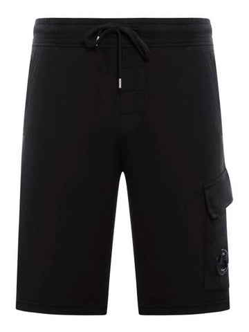 CP Company Short Pants 18CMSB069A002246G999 BLACK - CP COMPANY - BALAAN 1