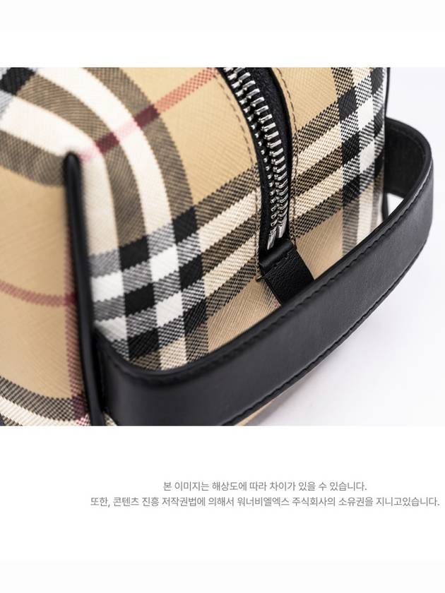 Vintage Check Pouch Bag Beige - BURBERRY - BALAAN 5