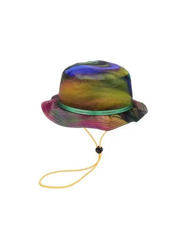 Men s Swirl Print Nylon Cloche Hat Multi 271241 - EMPORIO ARMANI - BALAAN 1