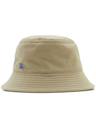 EKD Embroidered Cotton Bucket Hat Beige - BURBERRY - BALAAN 2