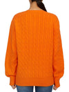 Kids cable knit 323702674058 ORANGE Adult wearable - POLO RALPH LAUREN - BALAAN 3