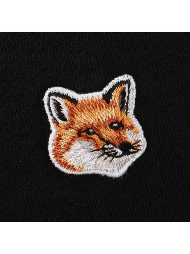 Fox Head Patch Regular Sweatshirt Black - MAISON KITSUNE - BALAAN 4