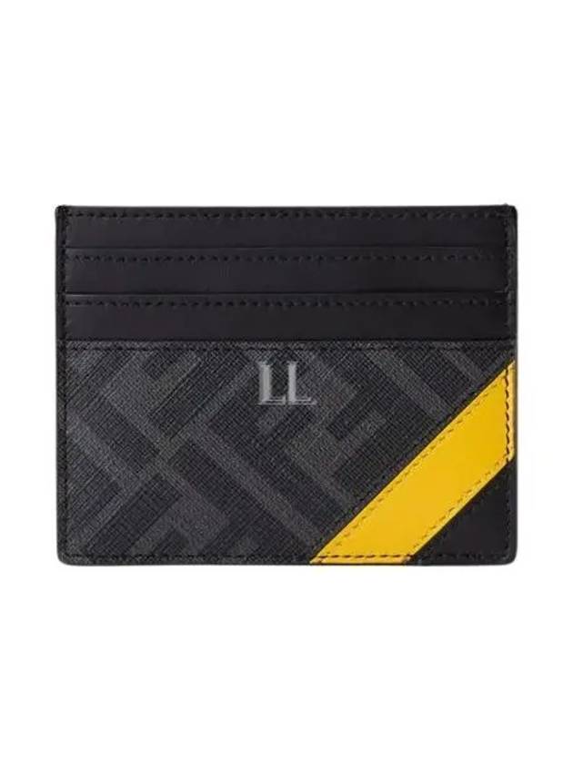 Daigonal Card Wallet Grey - FENDI - BALAAN 2