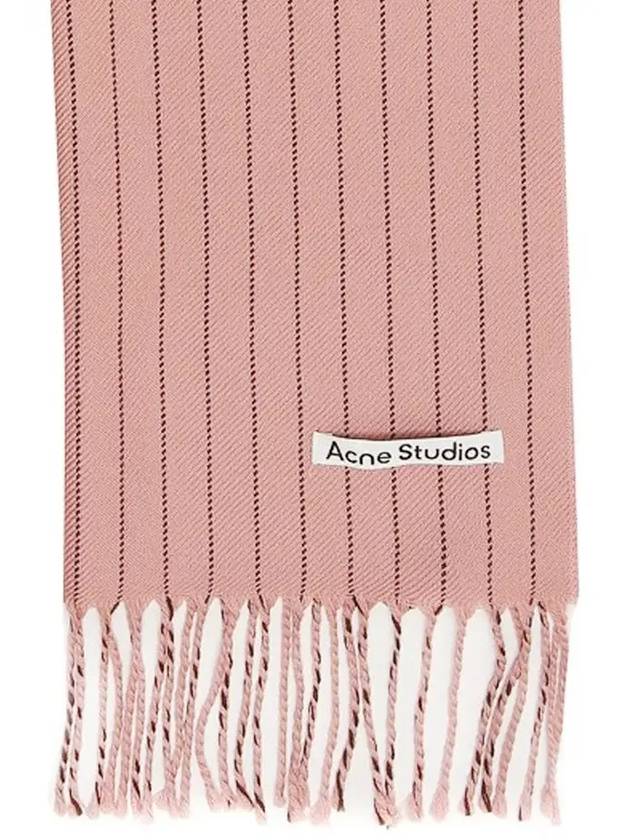 New Wool Stitch Muffler Pink - ACNE STUDIOS - BALAAN 5