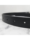 Numeric Logo Buckle Tag Leather Belt Black - MAISON MARGIELA - BALAAN 11