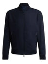 Slim Fit Wool Blend Blouson Jacket Navy - HUGO BOSS - BALAAN 2