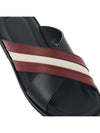 Jaabir Striped Slippers 602667 24044 F008 Black - BALLY - BALAAN 9