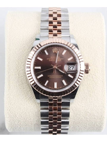 Rolex Dayjust 28 Choco Pan Bar Index 21 Years - ROLEX - BALAAN 1