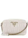 Nappa Goffre Chain Shoulder Bag White - PRADA - BALAAN 2