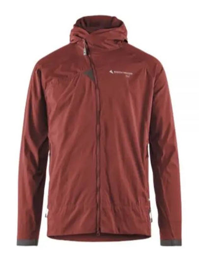 Men's Nal Hooded Windbreaker Madder Red - KLATTERMUSEN - BALAAN 2