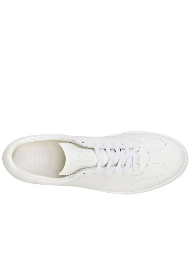 Logo Debossed Town Low Top Sneakers White - GIVENCHY - BALAAN 3