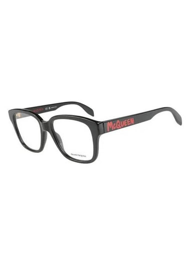 Eyewear Square Acetate Eyeglasses Black - ALEXANDER MCQUEEN - BALAAN 1