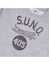 SUNO Cotton Sweatshirt Heather Grey - WILD DONKEY - BALAAN 7