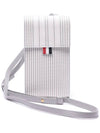 Men's Diagonal Phone Holder Cross Bag White - THOM BROWNE - BALAAN 2