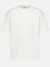 Couture Lettering Logo Short Sleeve T-Shirt White - DIOR - BALAAN 2