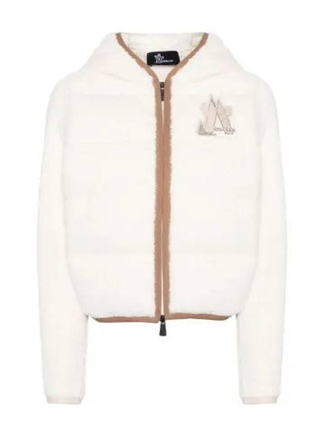 Grenoble Women s Hooded Padded Zip up Cardigan 8G00009 899ML 034 - MONCLER - BALAAN 1