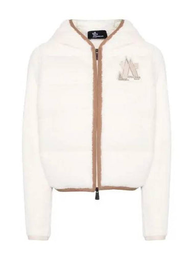 Grenoble Women s Hooded Padded Zip up Cardigan 8G00009 899ML 034 - MONCLER - BALAAN 1