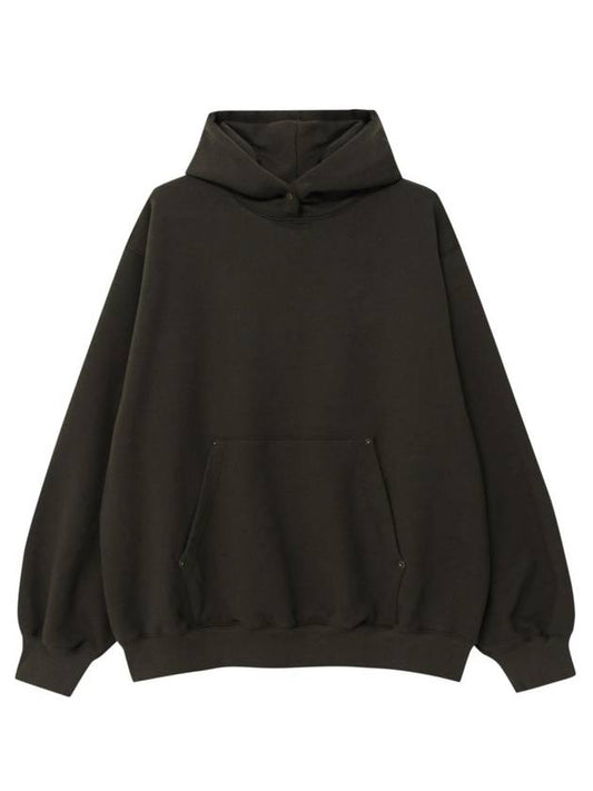 Rivat oversized snap hood khaki brown - THEN OUR - BALAAN 1