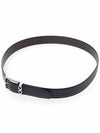 Gancini Reversible Adjustable Leather Belt Dark Brown - SALVATORE FERRAGAMO - BALAAN 6