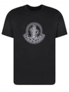 Logo Motif Short Sleeve T-Shirt Black - MONCLER - BALAAN 1