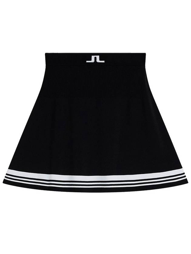 Women's Frida Striped Knit Skirt Black - J.LINDEBERG - BALAAN 3