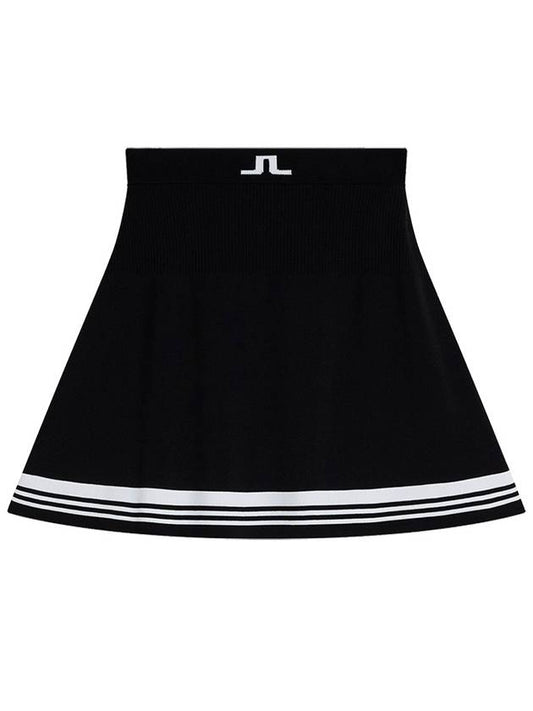 Women's Frida Striped Knit Skirt Black - J.LINDEBERG - BALAAN 2