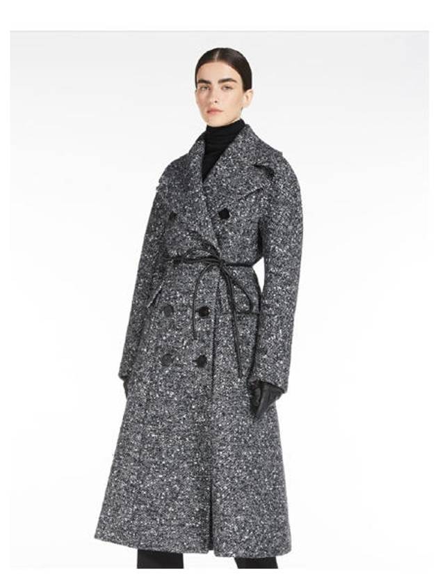 Women's Double Coat Black - MAX MARA - BALAAN.