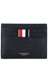 Pebble Grain Anchor Card Wallet Navy - THOM BROWNE - BALAAN 2