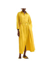 Inspiration Shirt Long Dress Yellow - HERMES - BALAAN 1