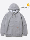 Loose Fit Midweight Zip Up Hoodie Heather Grey - CARHARTT - BALAAN 2