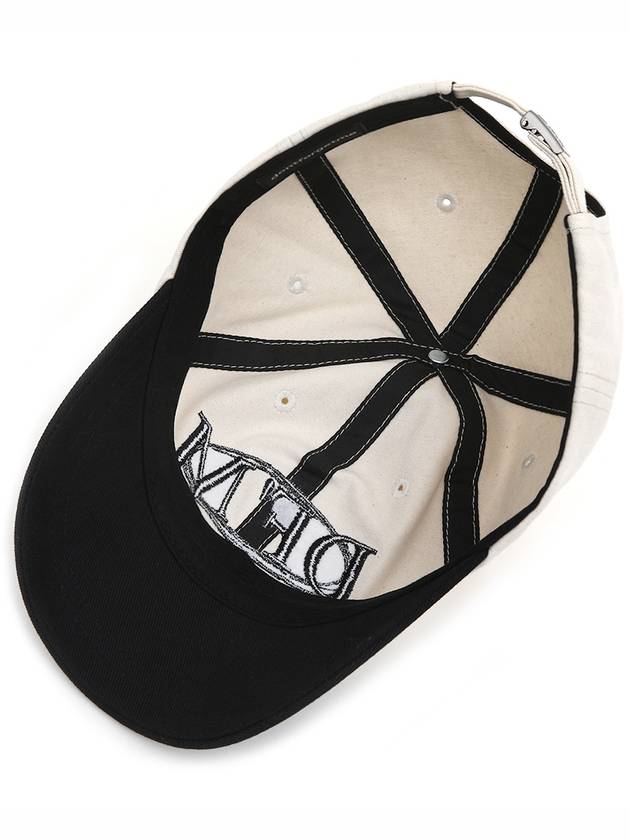 Two-Tone Short Brim Ball Cap Black - DONTFORGETME - BALAAN 4