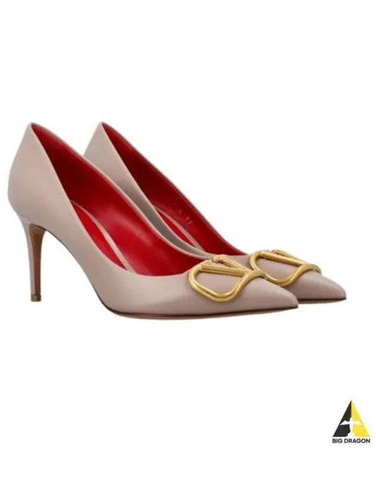 5W0S0EN0 DSH P45 5W2S0EN0 V Logo Pumps Heel - VALENTINO - BALAAN 1