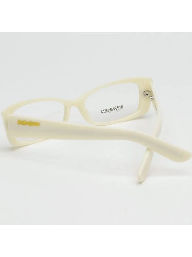 Glasses frame YSL6334 Z0M ivory horn rim - SAINT LAURENT - BALAAN 4