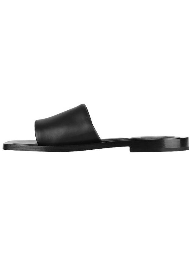 Women's Void Leather Slippers Black - BALENCIAGA - 4