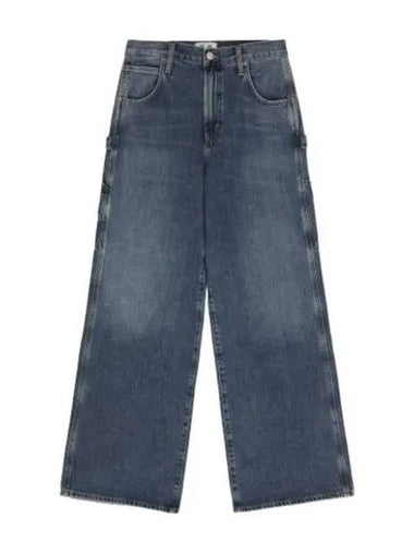 A Goldie Raw Denim Straight Pants Darkness - AGOLDE - BALAAN 1