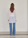 Layered Warp Mini Skirt White - LESEIZIEME - BALAAN 7