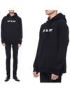 Logo Print Cotton Hoodie Black - BURBERRY - BALAAN 3