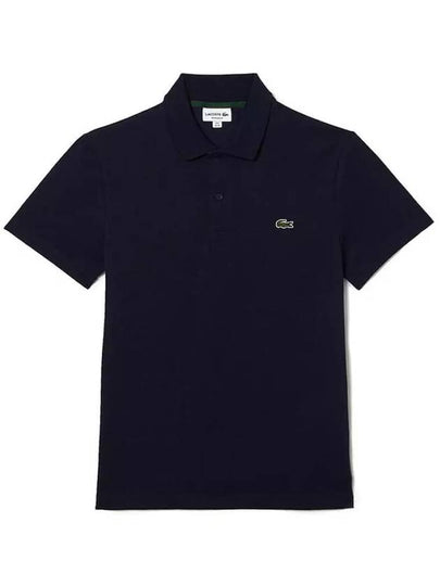 Men's Regular Fit Logo Short Sleeve Polo Shirt Navy - LACOSTE - BALAAN 2