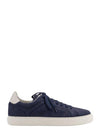 Suede Low Top Sneakers Navy - BRUNELLO CUCINELLI - BALAAN 2